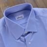 BRIONI solid blue dress shirt - Size 40 / 15.75 - NWOT