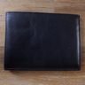 KITON black bifold leather wallet - New in Box