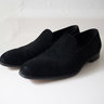 SOLD - Rider Boot Co Black Kudu Slippers sz 42