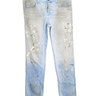 Gucci Hand Painted Slim Fit Jeans- Stunning Super Rare Piece