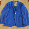 Samuelsohn linen/wool/silk blue jacket MTM 36-38