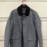 Barbour Chingle Wool Blend Jacket Grey Large NWOT