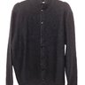 Ermengildo Zegna - Cashmere/Suede Button Front Sweater - Navy - Size 54