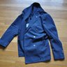 * DROP * L.B.M.1911 Navy Double Breasted Jacket