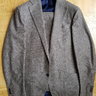 Eidos Napoli check flannel suit 52/42L