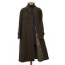 [SOLD]  PAUL STUART Tweed Balmacaan Overcoat - 42L