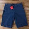 ISAIA blue cotton shorts - Size 32 US / 48 EU - New with Tags
