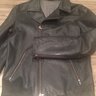 m0851 gray biker leather jacket