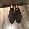 Fabi brown suede loafers