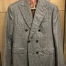Scabal Londoner s140 Full canvass Double-Breasted jacket 36US 46EU