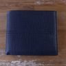 TOD'S dark blue leather bifold wallet - New in Box