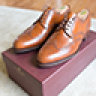 Carmina Short-Wing Derby Shoes 9 UK Queens Cuero 815