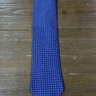 SOLD! NWT Brioni Dark Blue with Lt Blue & Pink Circle Pattern Tie $210