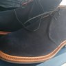 WOOLRICH WOOLEN MILLS CHUKKA 10.5E 44.5 Blue Suede RIDGWAY SOLE ENGLAND NEW