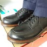 RED WING BECKMAN 9029 M10,5-44 BLACK LEATHER COMMANDO SOLE NEW