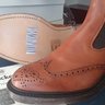 TRICKER'S HENRY 10uk 44.5 fIt.5 LIGHT BROWN LEATHER TRIPLE LEATHER SOLE MADE IN ENGLAND NEW