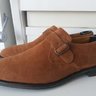 GRENSON Made in England 10G-44,5 RUST SUEDE DAINITE RUBBER SOLE USED