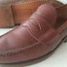 COLE HAAN Made in USA 7 (EU4O = 25cm) Brown grain leather hand-sewn moccasins USED