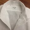 [SOLD] NWT Cesare Attolini White Linen One Piece Collar Shirt - 42(16.5) Size