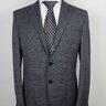 SOLD! NWT CANTARELLI Solid Slate Gray Suit in Nailhead Pattern US38/US48