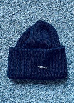 Price Drop: Stetson Wisconsin Northport Merino Wool Knit Hat in Navy