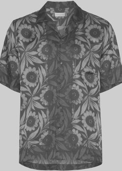 SOLD❗️Dries Van Noten Carlton Camp-Collar Floral Satin Shirt IT46/S-M