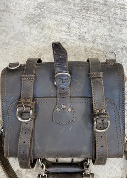 Saddleback Leather Large Briefcase and EDC Satchel