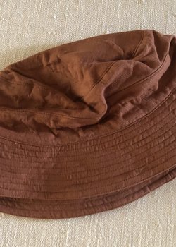 18 EAST Bucket Hat - Duck Brown - Double Weave - size M