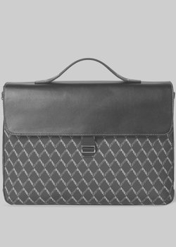 SOLD❗️Paul Smith Geo-Print Leather Briefcase 16" Laptop Bag