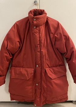 North Face Vintage Puffer Jacket Red S