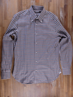 MATTABISCH button-down plaid cotton shirt authentic - Size 40 / 15.75