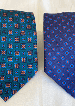 SOLD - Madder silk tie combo deal