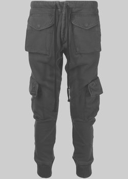 Ended | Greg Lauren Utility Sweat Pants Cargo Joggers Faded Black 3/L