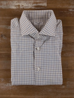 CESARE ATTOLINI plaid cotton shirt - Size Size 44 / 17.5