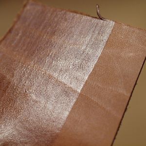 Is acrylic finisher appropriate for fine leather?