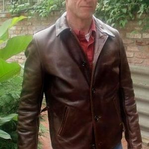 Aero Front Quarter Horsehide Leather Jacket