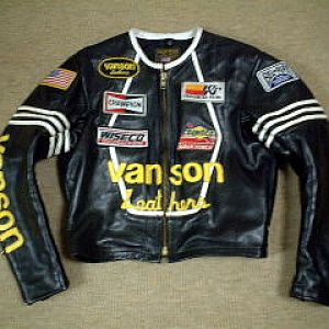 Vanson Leathers Cafe' Racer Leather Jacket, Insurrection / Thurston Bros., Seattle, WA