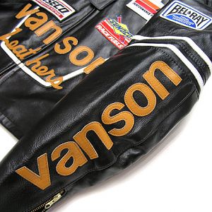 Vanson Leathers Cafe' Racer Leather Jacket, Insurrection / Thurston Bros., Seattle, WA