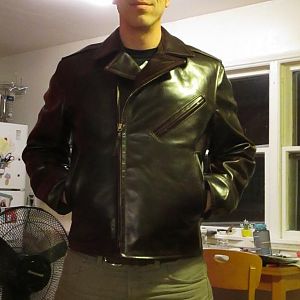 Aero Front Quarter Horsehide Leather Jacket