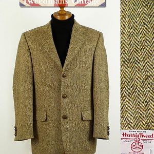 Harris Tweed brown tweed jacket.