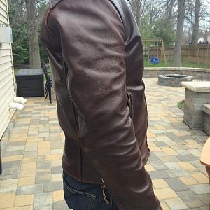Aero Sheene in Front Quarter Horsehide with Minto Check Tweed Lochcarron Liner from Insurrection Performance / Thurston Bros. Rough Wear (206) 550-3545