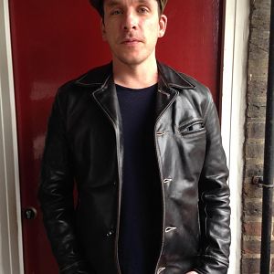 Aero Maxwell in black front quarter horsehide.  Great looking horsehide leather jacket