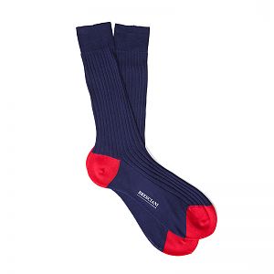 Bresciani socks Made in 100% Egyptian Makò cotton count 90.000/2 reinforced and hand linked