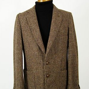 Patch pocket Harris Tweed sport coat.