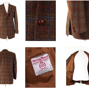 Plaid Harris Tweed Jacket