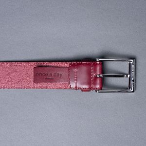 Burgundy Belt - back