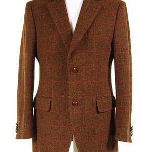 Harris Tweed Jacket Rust