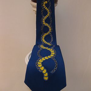 The Art of Neckwear: 
Hand-painted, Hand-embroidered, Handmade.