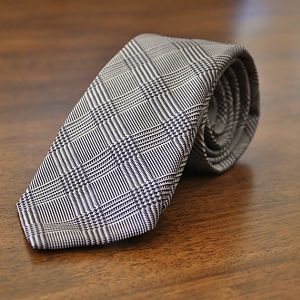 Silver w/navy plaid 7 fold.  Reduced from $99.95 to $79.95.
Available at www.henrycarter.com.au