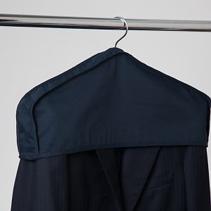 Our new Deluxe Dust Cover. Constructed here in the United States from a high-qualiity 5 oz cotton french twill, these protect garments from accumulating dust in the closet. Smaller, easier to use, and cheaper than our Luxury Garment Bag, which is designed more for longer-term storage.